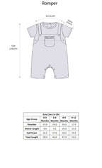 Bumzee Brown & White Striped Romper, Half Sleeves, 100% Cotton