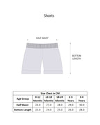 Bumzee Black & Beige Shorts, Pack of 2, 100% Cotton