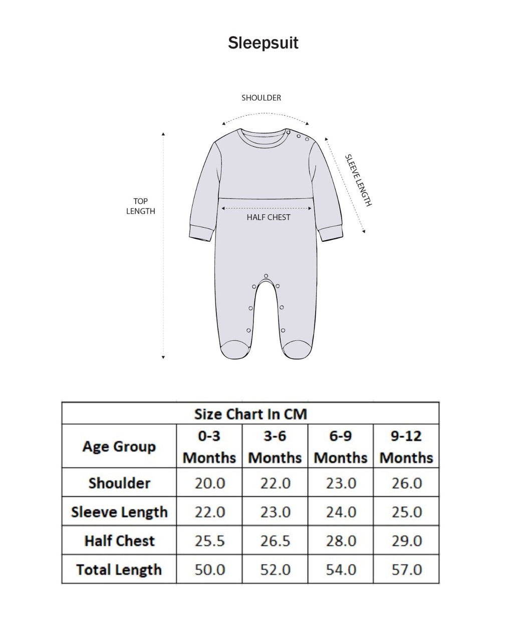 Bumzee White & Blue Embroidered Sleepsuit, Full Sleeves, 100% Cotton