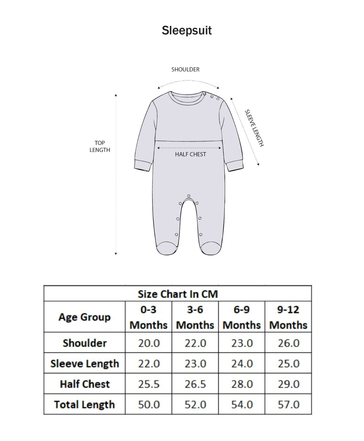 Bumzee White & Blue Embroidered Sleepsuit, Full Sleeves, 100% Cotton