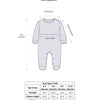 Blue & Sky Blue Boys Full Sleeves Fancy Party Wear Sleepsuit With Attached Bow