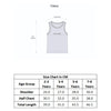 BUMZEE Orange & White Boys Sleeveless Cotton T-Shirts Pack Of 2
