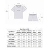 BUMZEE White & Navy Boys Half Sleeves T-Shirt & Short Set