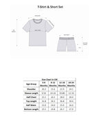 Bumzee Navy & White Animal Print T-Shirt & Short Set, Pack of 2, Half Sleeves