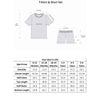 BUMZEE Green & Pink Girls Half Sleeves T-Shirt & Short Set