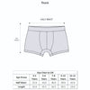 Orange & Blue Boys Compact Cotton Trunks Pack of 3