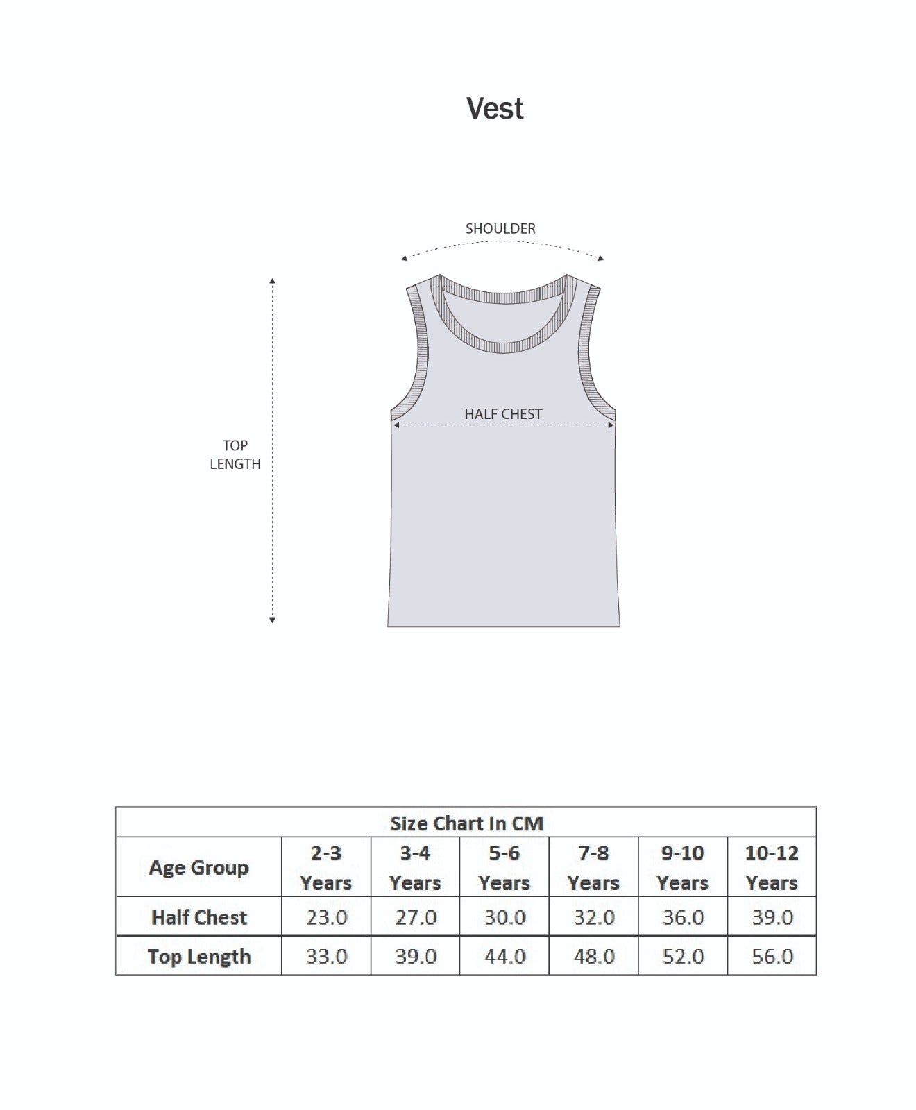 Boys Sleeveless Vest White Pack of 3