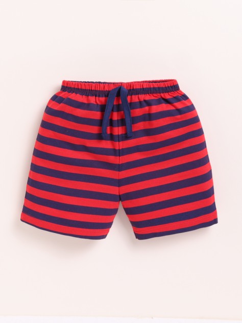 BUMZEE Navy & Red Boys Half Sleeves T-Shirt & Short Set