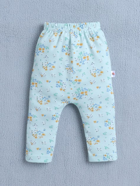 BUMZEE Mint Green Baby Girls Diaper Pants / Leggings / Pyjamas Pack Of 3