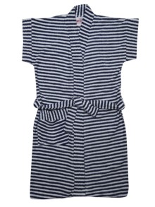 Bumzee Navy Terry Cotton Boys Bathrobe