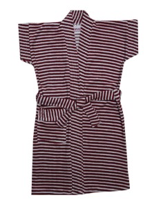 Bumzee Maroon Terry Cotton Boys Bathrobe