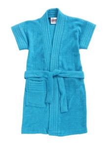 Bumzee Blue Terry Cotton Boys Bathrobe