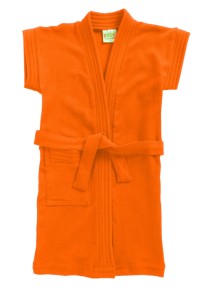 Bumzee Orange Terry Cotton Boys Bathrobe