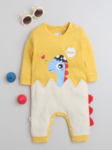 BUMZEE Yellow Girls Full Sleeves Fashion Trendy Sleepsuit