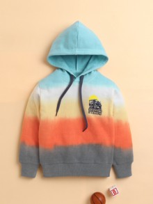 BUMZEE Multi Boys Full Sleeves Cotton Hooded Sweatshirt